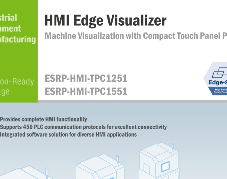 研華ESRP-HMI-TPC1251 Machine Visualization with 12" Compact Touch Panel PC