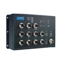 研華EKI-9510E-2GMPH 10個百兆M12 POE端口網管EN50155交換機， 支持72/96/110 VDC供電