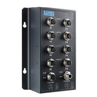 研華EKI-9508E-MH 8個百兆M12端口非網(wǎng)管EN50155交換機， 支持72/96/110 VDC供電