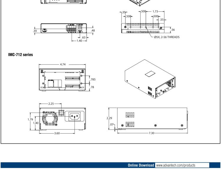 研華IMC-716-AC-US-A Managed Modular 6-slot Media Converter Chassis, AC Power (also known as MediaChassis 850-10953-AC)