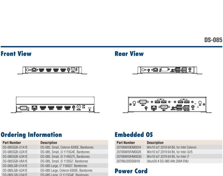 研華DS-085 搭載Intel Tiger Lake UP3 極薄數字標牌