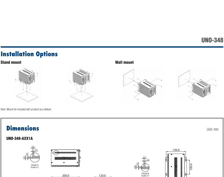 研華UNO-348 緊湊型嵌入式邊緣控制器，搭載第10代英特爾CPU，支持最多3個PCIe/PCI插槽，1個M.2 B鍵，1個mPCIe和2個2.5英寸SSD