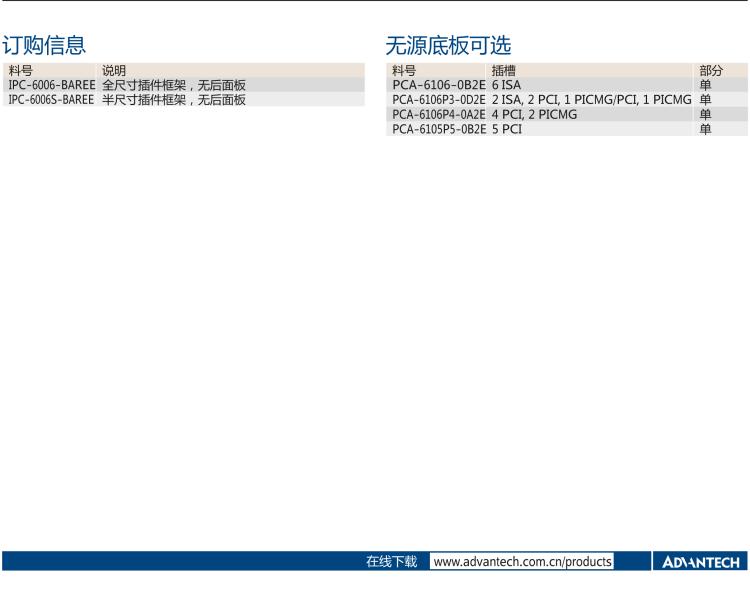 研華IPC-6006 6槽板卡安裝架