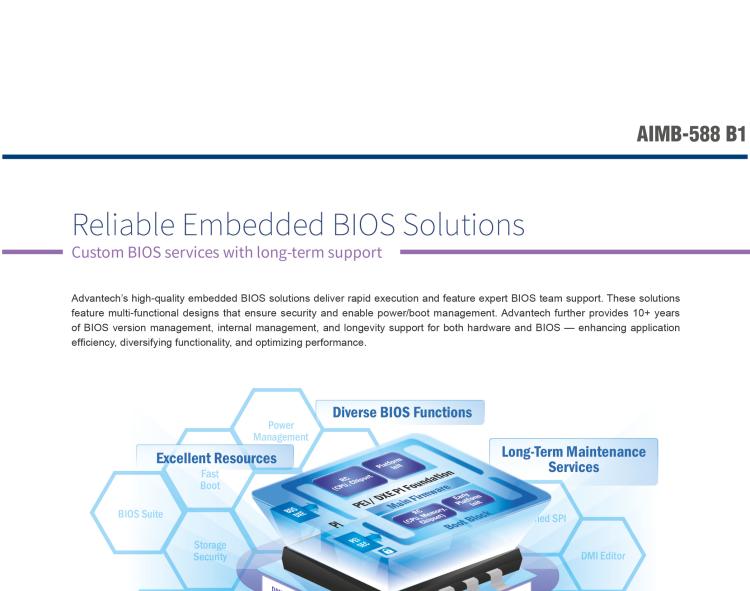 研華AIMB-588B1 適配Intel 第12/13代 Core i/奔騰系列處理器，搭載Q670E/R680E/H610E芯片組。性能可達(dá)服務(wù)器級(jí)別，獨(dú)立四顯，具備專(zhuān)業(yè)的圖像處理能力，是理想的行業(yè)解決方案。