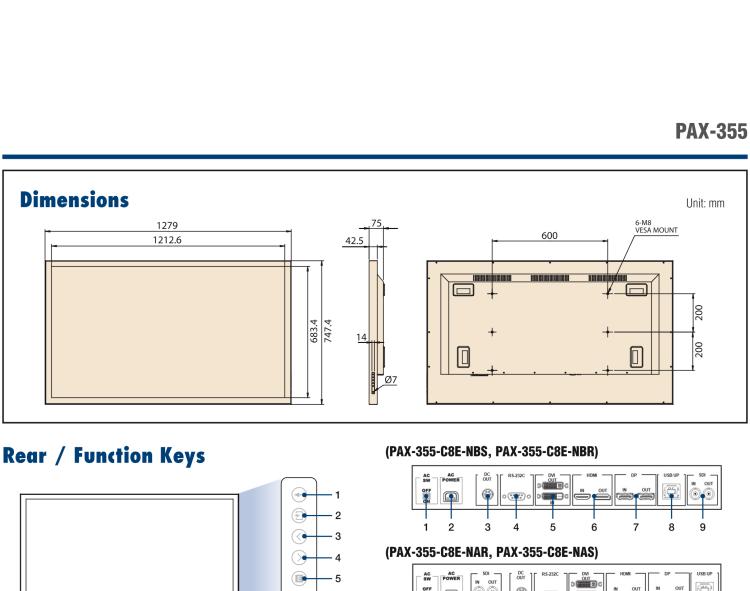 研華PAX-355 55"超高清顯示器，可同時將光學(xué)、放射學(xué)成像轉(zhuǎn)化為多視圖，用于手術(shù)室成像應(yīng)用，如內(nèi)窺鏡、腹腔鏡和其他成像設(shè)備。通過多個I/O和支持14位LUT，DICOM和伽馬校準(zhǔn)確保了精確圖像呈現(xiàn)。