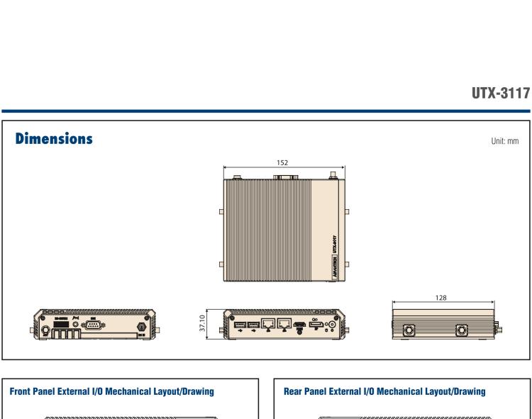 研華UTX-3117 低功耗，緊湊型，4G/WIFI/ BT/LoRa/NB IoT 物聯(lián)網(wǎng)邊緣智能網(wǎng)關